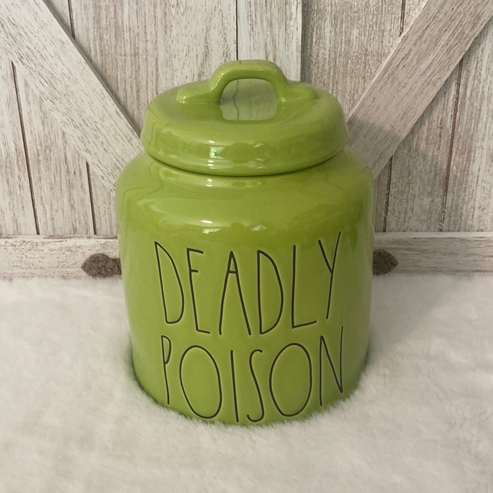 Rae Dunn Deadly Poison Canister